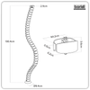 Dellonda Flexible Cable Management System, Magnetic 1.3m