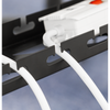 Dellonda Extendable Cable Management Tray 435/730 x 130 x 190 - Black