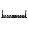 Dellonda Extendable Cable Management Tray 435/730 x 130 x 190 - Black