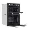 72cm Built-Under Double Oven, 74L Capacity, Energy Rating A - Black