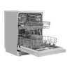 Baridi Regular Sized Freestanding Dishwasher 60cm Wide 13 Place Settings - Silver