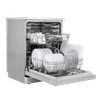 Baridi Regular Sized Freestanding Dishwasher 60cm Wide 13 Place Settings - Silver