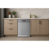 Baridi Regular Sized Freestanding Dishwasher 60cm Wide 13 Place Settings - Silver