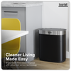 Sensor Bin 50L - Black/Stainless Steel