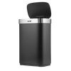 Sensor Bin 65L - Black/Stainless Steel