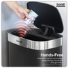 Sensor Bin 65L - Black/Stainless Steel