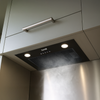 Baridi Cooker Hood with 5 Layer Filter 52cm - Black