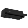 Baridi Telescopic Cooker Hood with Aluminium Filters 60cm - Black