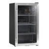 Baridi Wine, Beer & Drinks Fridge 85L Capacity - Stainless Steel
