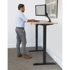 Dellonda Oak Electric Adjustable-Height Standing Desk with Memory, Quiet & Fast 1400 x 700mm