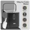 Baridi Ice Cube Maker with LED Display & 10 Minute Freeze