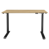 Dellonda Single Motor Ultra-Quiet Adjustable-Height Electric Sit/Stand Desk - Oak Desktop