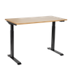 Dellonda Single Motor Ultra-Quiet Adjustable-Height Electric Sit/Stand Desk - Oak Desktop