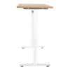 Dellonda Single Motor Ultra-Quiet Adjustable-Height Electric Sit/Stand Desk - Oak Desktop