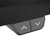 Dellonda Single Motor Ultra-Quiet Adjustable-Height Electric Sit/Stand Desk - Carbon Fibre Effect Desktop