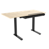 Dellonda Single Motor Ultra-Quiet Electric Adjustable Drawing Table with 40° Tilt, Drawer & Side Table