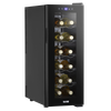 Baridi 12 Bottle Wine Fridge & Cooler - Black