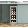Baridi 12 Bottle Wine Fridge & Cooler - Stainless Steel