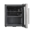 Baridi Mini Tabletop Beer & Drinks Fridge 50L Capacity - Stainless Steel