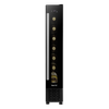 Baridi Extra-Slim 7 Bottle Wine Fridge & Cooler 15cm - Black