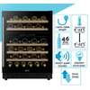 Baridi 46 Bottle Under-Counter/Freestanding Dual Zone Fridge & Cooler 60cm