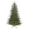 Dellonda Pre-Lit Hinged Christmas Tree with 350 Warm White LED Lights 7ft(210cm)