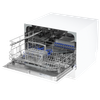 Baridi Tabletop Dishwasher 6 Place Settings 6.5L Capacity - White