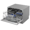 Baridi Tabletop Dishwasher 6 Place Settings 6.5L Capacity - Silver
