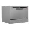Baridi Tabletop Dishwasher 6 Place Settings 6.5L Capacity - Silver