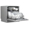 Baridi Tabletop Dishwasher 8 Place Settings 8L Capacity - Silver