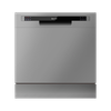 Baridi Tabletop Dishwasher 8 Place Settings 8L Capacity - Silver