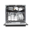 Baridi Tabletop Dishwasher 8 Place Settings 8L Capacity - Black