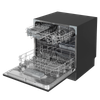 Baridi Tabletop Dishwasher 8 Place Settings 8L Capacity - Black