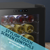 Baridi 24 Bottle Tabletop Wine Fridge & Cooler