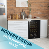 Baridi 24 Bottle Tabletop Wine Fridge & Cooler