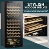 Baridi 55 Bottle Dual Zone Wine Fridge & Cooler