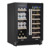 Baridi 40 Bottle/120 Can Under-Counter/Freestanding Dual Zone Wine Fridge & Cooler 60cm