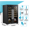 Baridi 24 Bottle Dual Zone Wine Fridge & Cooler