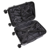 Dellonda Lightweight ABS Luggage Set 3pc - Black