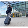 Dellonda Lightweight ABS Luggage Set with TSA Lock - Black
