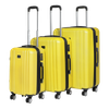 Dellonda Lightweight ABS Luggage Set with TSA Lock - Yellow
