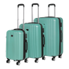 Dellonda Lightweight ABS Luggage Set with TSA Lock - Teal