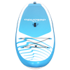 Dellonda Inflatable Stand-Up Paddle Board 10'6" - Light Blue/White