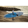 Dellonda Inflatable Stand-Up Paddle Board 10'6" - Light Blue/White