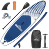 Dellonda Inflatable Stand-Up Paddle Board 10'2" - Dark Blue