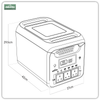 Dellonda Portable Power Station 1800W