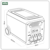 Dellonda Portable Power Station 3000W