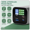 Dellonda Portable Power Bank 140W 27000mAh