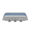 Dellonda Deluxe Steel Frame Swimming Pool with Filter Pump 13ft