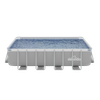 Dellonda Deluxe Steel Frame Swimming Pool with Filter Pump 18ft